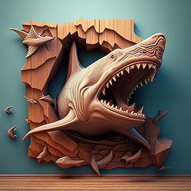 3D модель St Hungry Shark Evolution игра (STL)